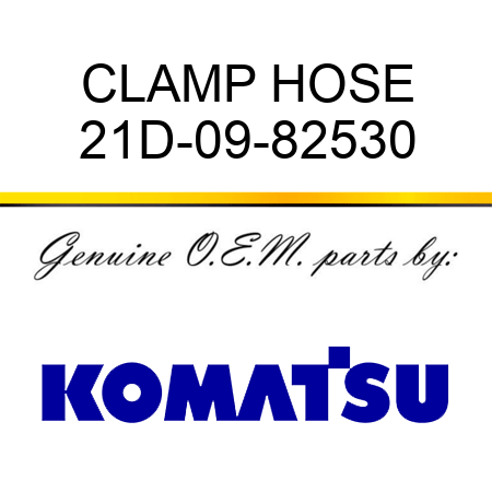 CLAMP, HOSE 21D-09-82530