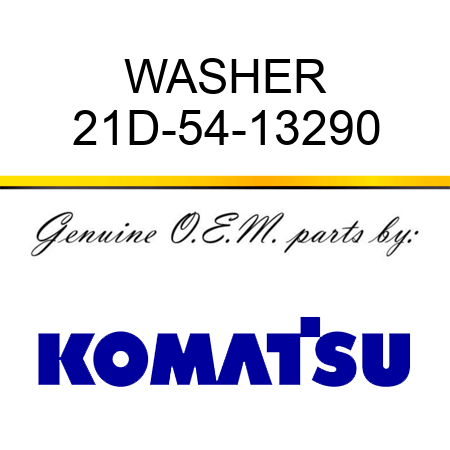 WASHER 21D-54-13290