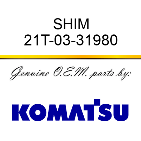 SHIM 21T-03-31980