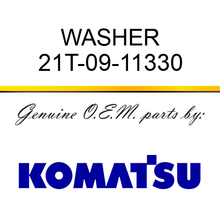 WASHER 21T-09-11330