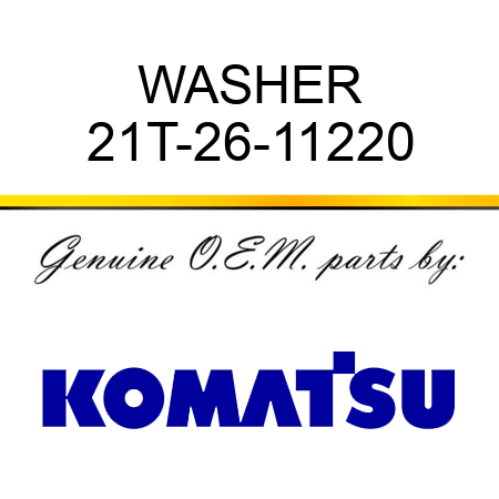 WASHER 21T-26-11220