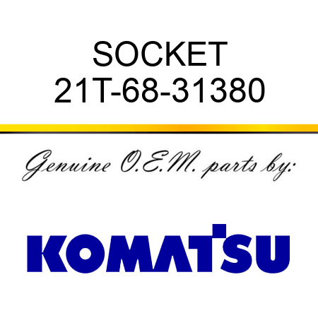 SOCKET 21T-68-31380