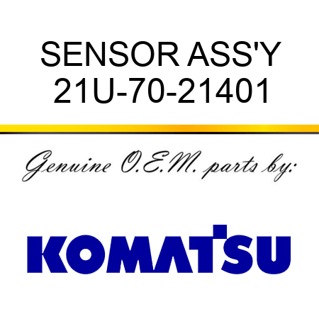 SENSOR ASS'Y 21U-70-21401