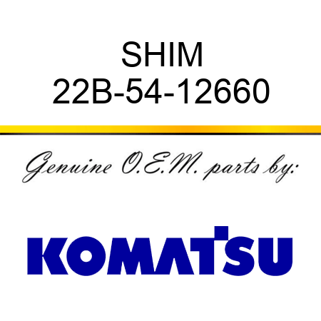 SHIM 22B-54-12660