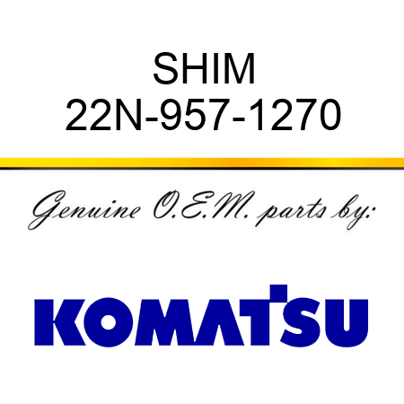 SHIM 22N-957-1270