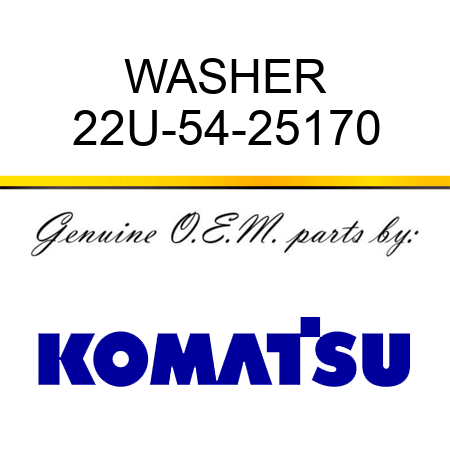 WASHER 22U-54-25170