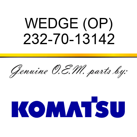 WEDGE (OP) 232-70-13142