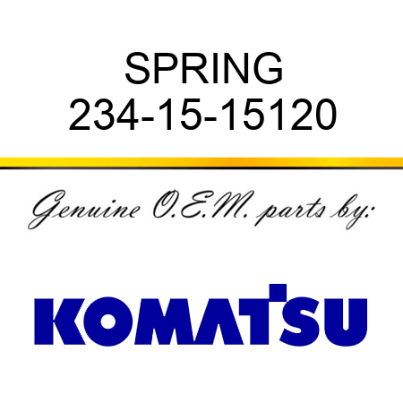 SPRING 234-15-15120