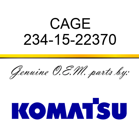 CAGE 234-15-22370