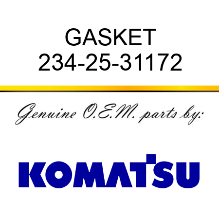 GASKET 234-25-31172