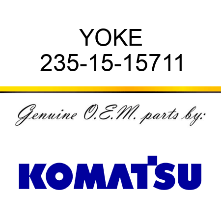 YOKE 235-15-15711