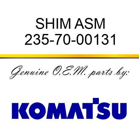 SHIM ASM 235-70-00131