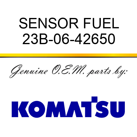 SENSOR, FUEL 23B-06-42650