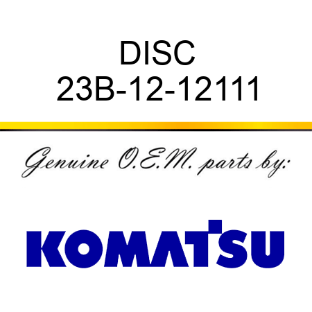 DISC 23B-12-12111