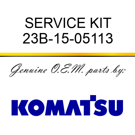 SERVICE KIT 23B-15-05113