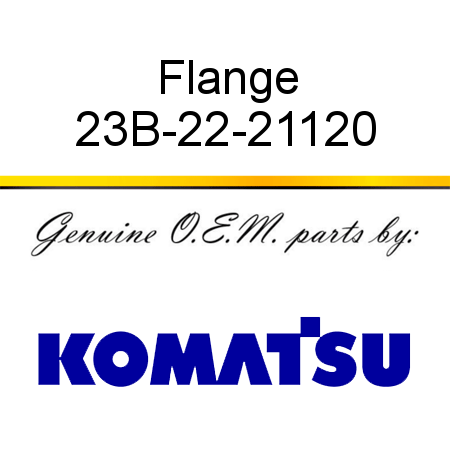Flange 23B-22-21120