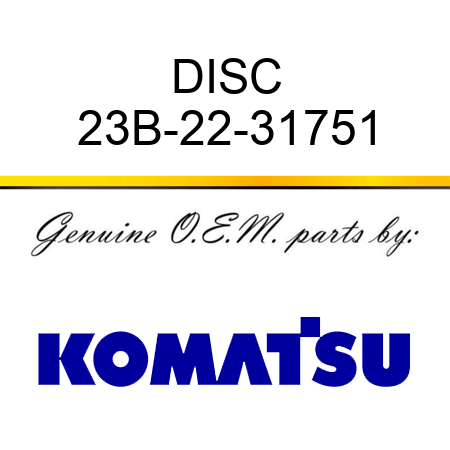 DISC 23B-22-31751