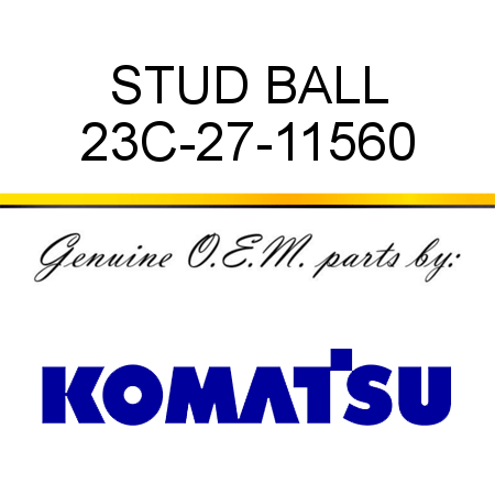STUD, BALL 23C-27-11560