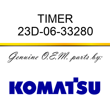 TIMER 23D-06-33280