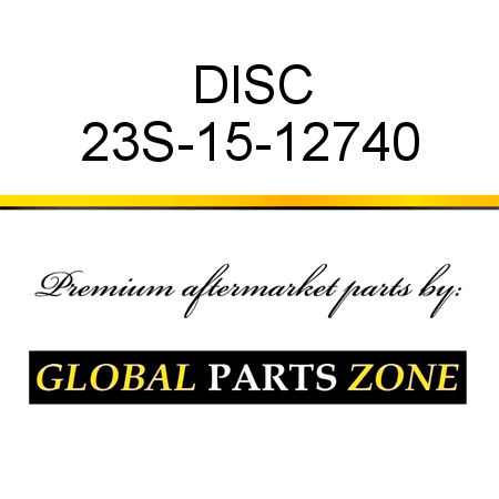 DISC 23S-15-12740