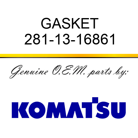 GASKET 281-13-16861