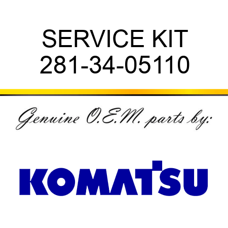SERVICE KIT 281-34-05110