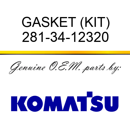 GASKET (KIT) 281-34-12320