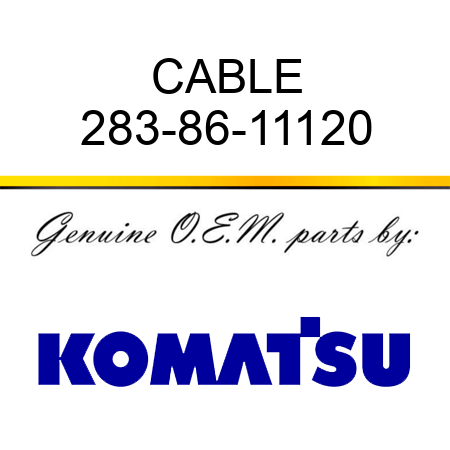 CABLE 283-86-11120