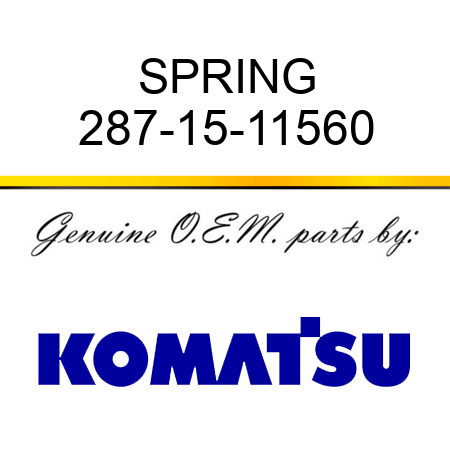 SPRING 287-15-11560