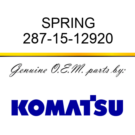 SPRING 287-15-12920