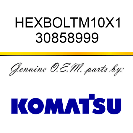 HEXBOLTM10X1 30858999