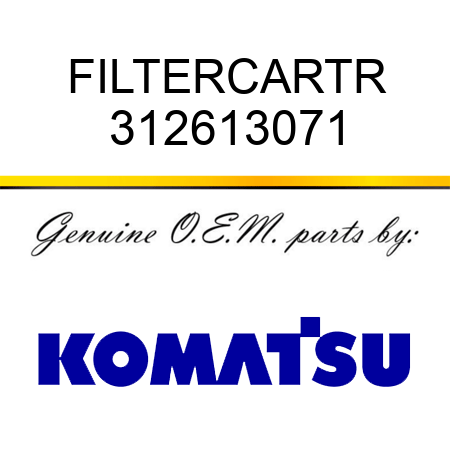 FILTER,CARTR 312613071