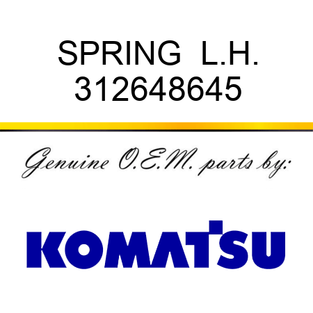 SPRING  L.H. 312648645