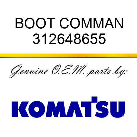BOOT, COMMAN 312648655