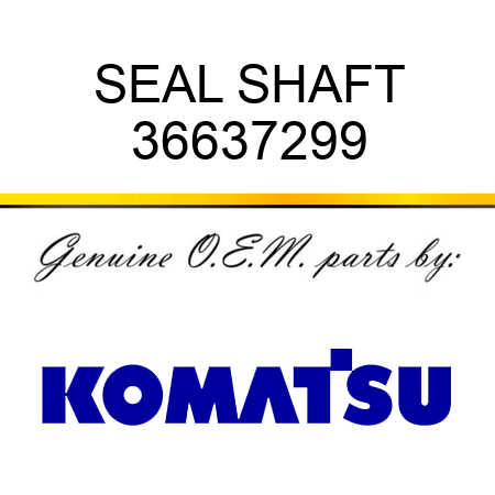 SEAL, SHAFT 36637299