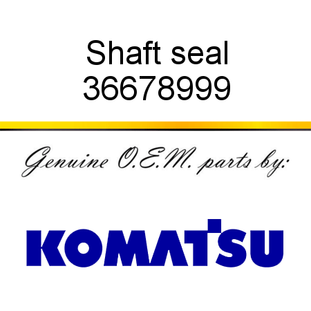 Shaft seal 36678999