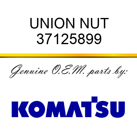 UNION NUT 37125899