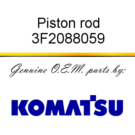 Piston rod 3F2088059