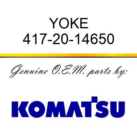 YOKE 417-20-14650