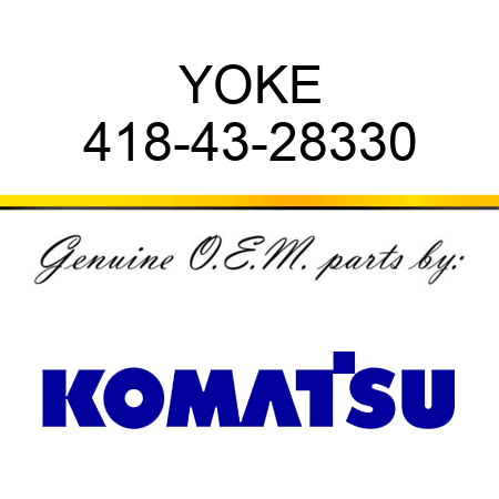 YOKE 418-43-28330