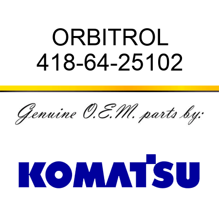 ORBITROL 418-64-25102