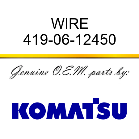 WIRE 419-06-12450