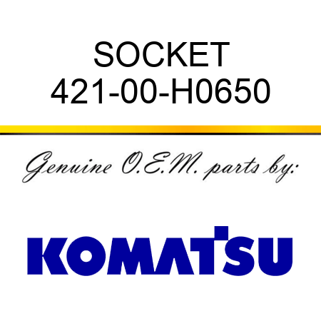 SOCKET 421-00-H0650
