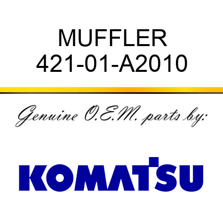 MUFFLER 421-01-A2010