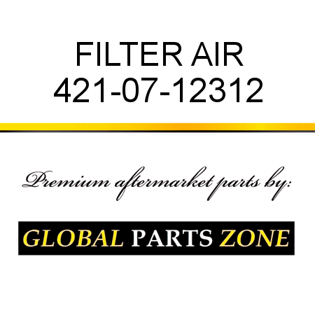 FILTER, AIR 421-07-12312