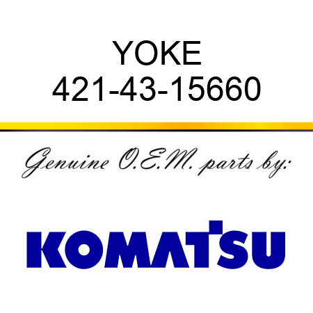 YOKE 421-43-15660