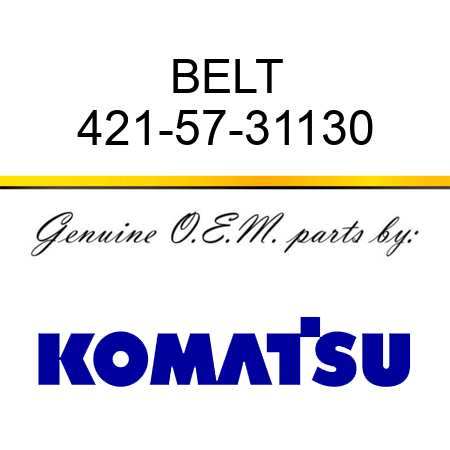 BELT 421-57-31130