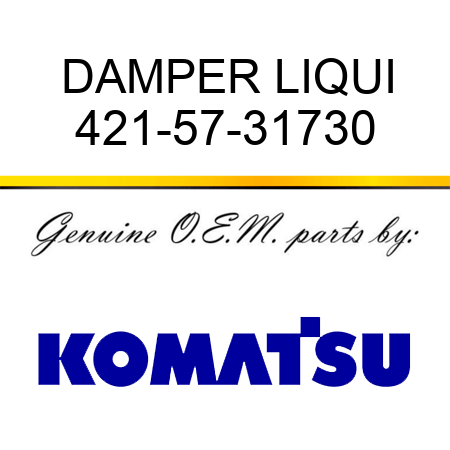 DAMPER LIQUI 421-57-31730