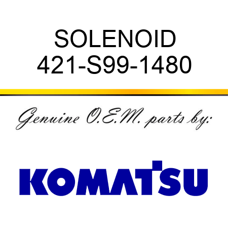 SOLENOID 421-S99-1480