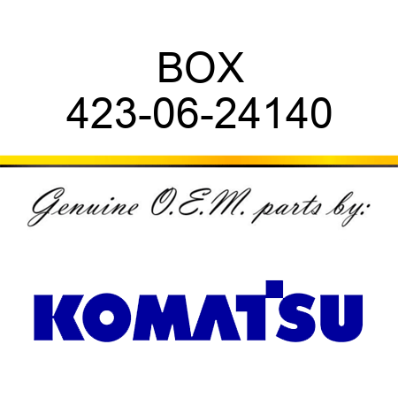 BOX 423-06-24140